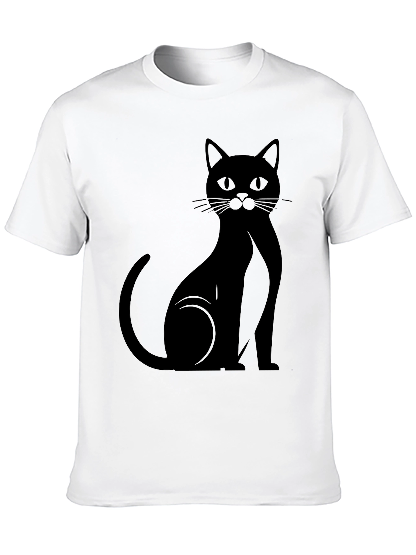 Black Cat Graphic T-Shirt - Stylish & Comfortable