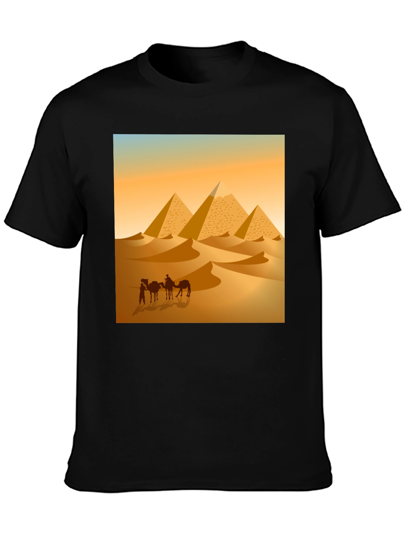 Egyptian Pyramid Desert Graphic Tee