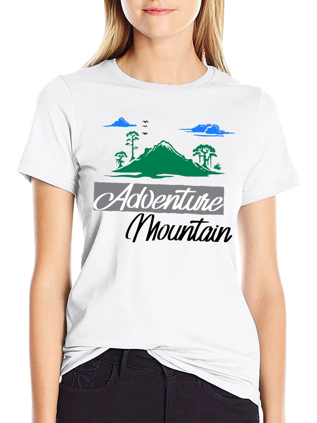 Adventure Mountain Graphic Tee - Black T-Shirt