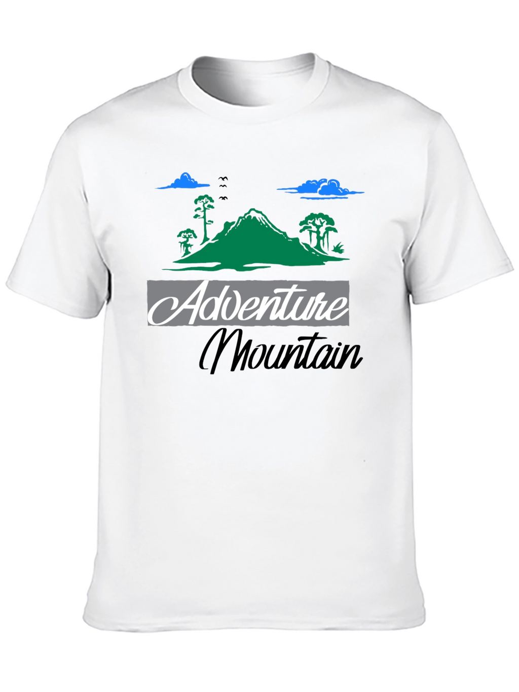 Adventure Mountain Graphic Tee - Black T-Shirt