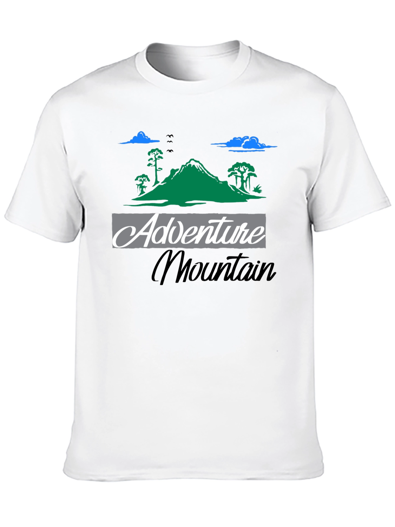 Adventure Mountain Graphic Tee - Black T-Shirt