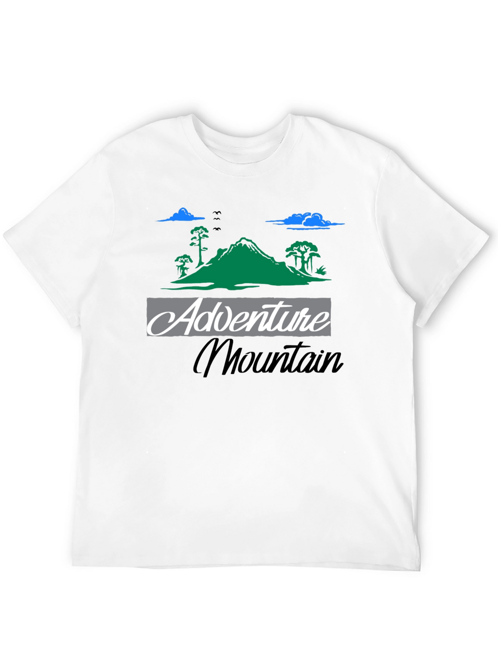 Adventure Mountain Graphic Tee - Black T-Shirt