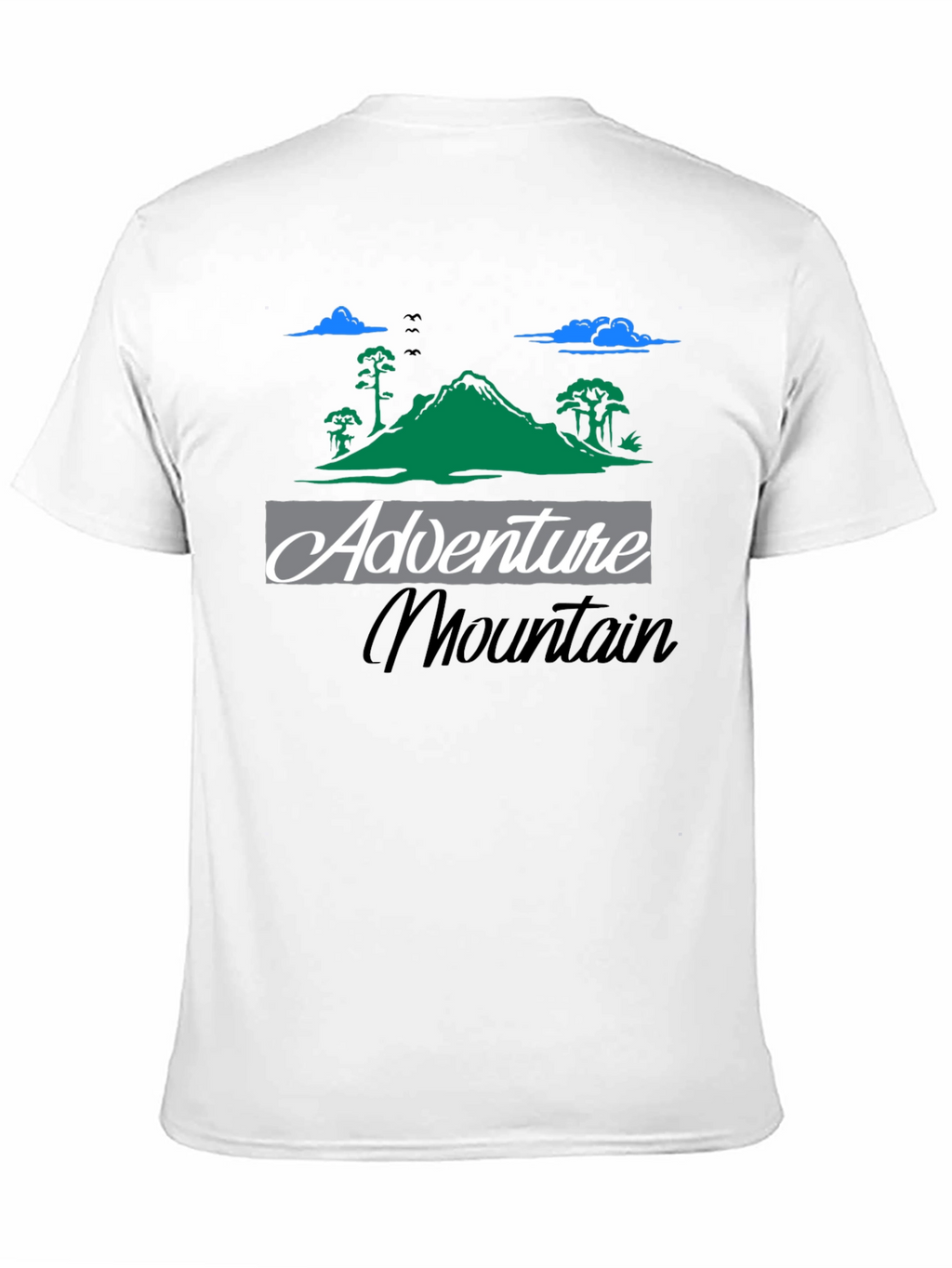 Adventure Mountain Graphic Tee - Black T-Shirt