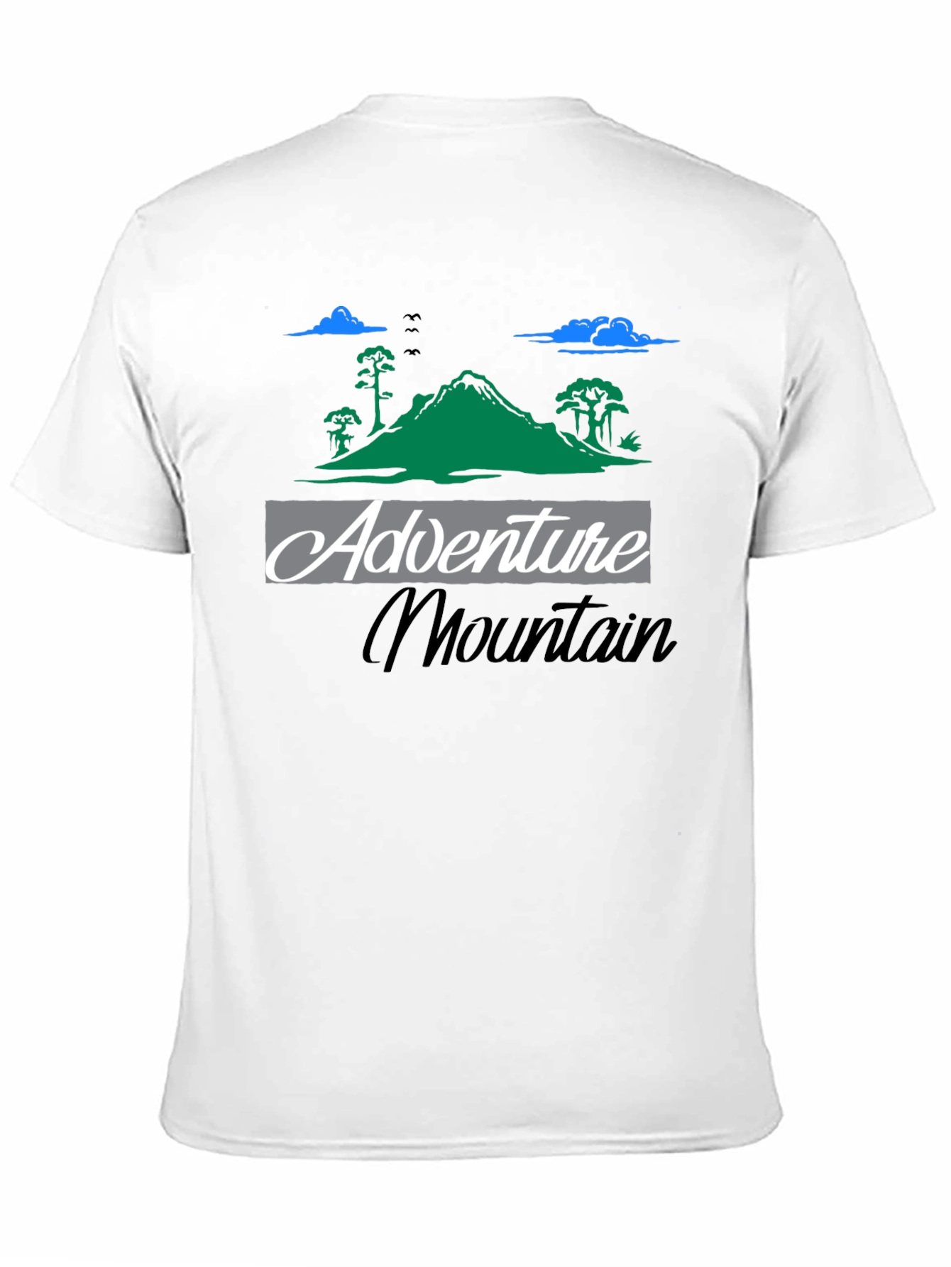 Adventure Mountain Graphic Tee - Black T-Shirt