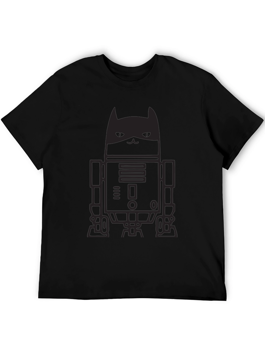 Dark Knight Cat Robot Graphic Tee