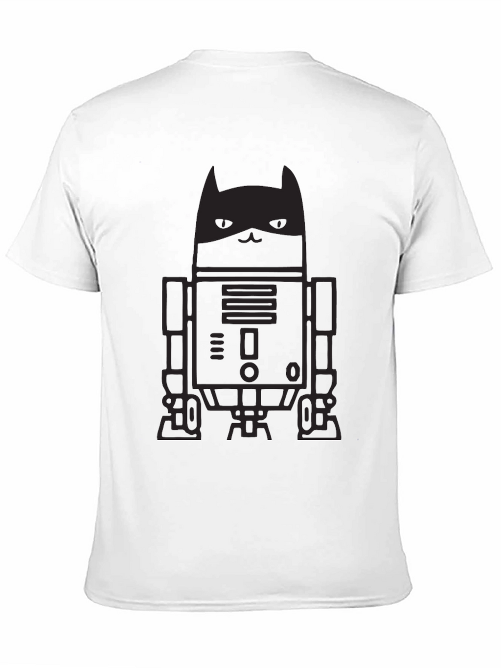 Dark Knight Cat Robot Graphic Tee