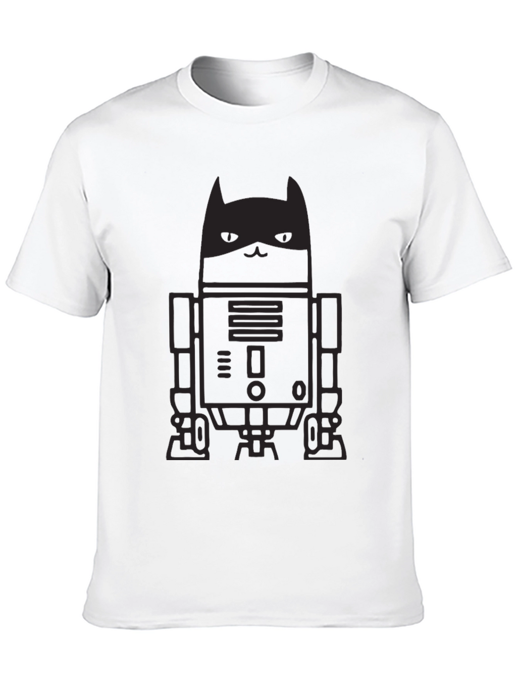 Dark Knight Cat Robot Graphic Tee
