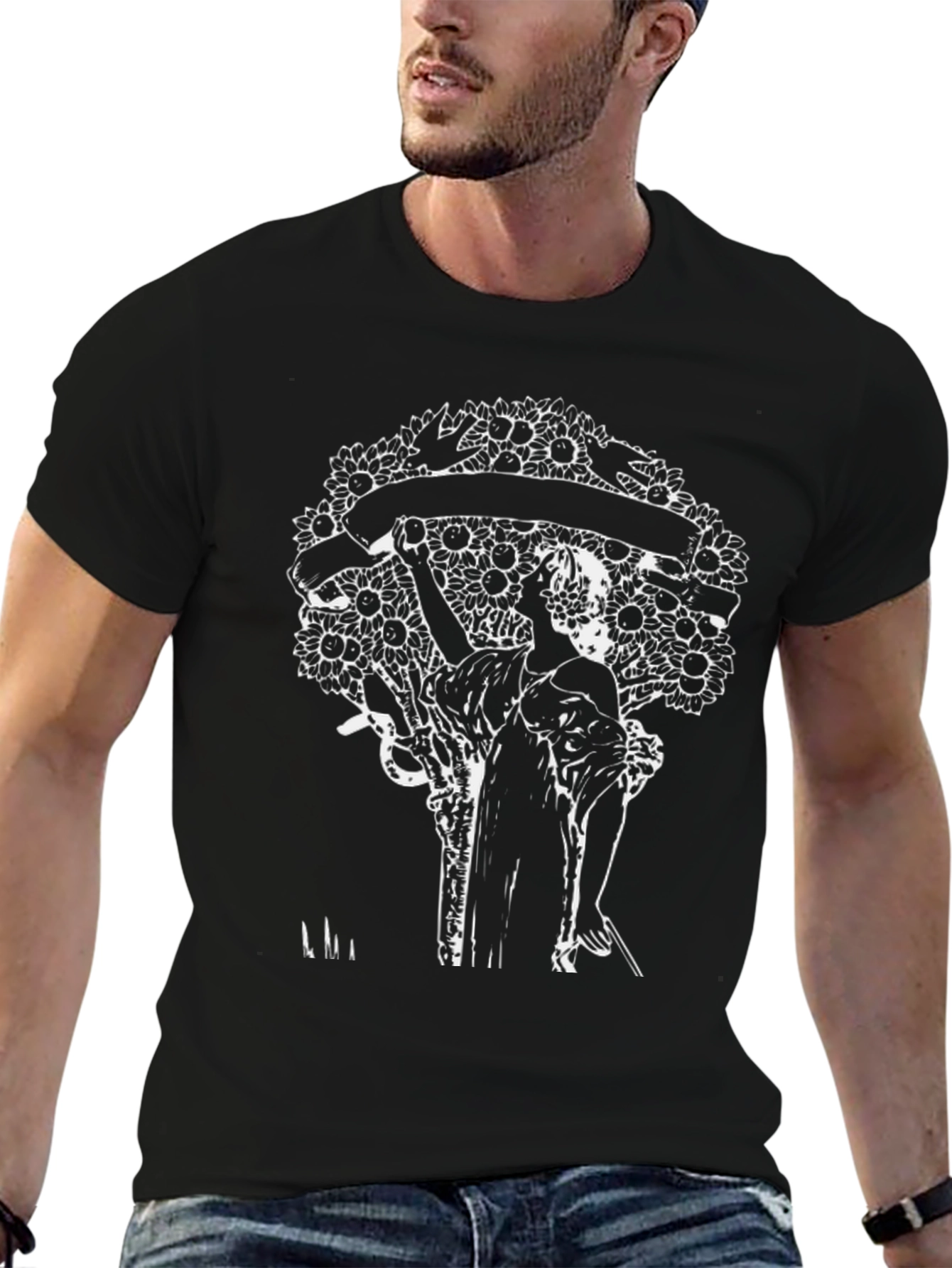Nature Inspired Graphic T-Shirt