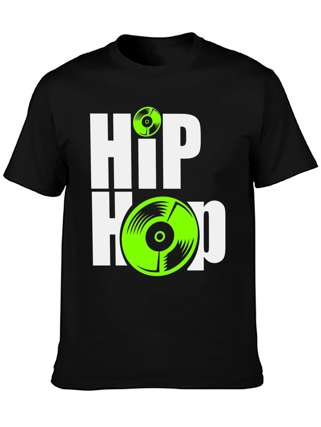 Hip Hop Vinyl Graphic Tee - Cool Music Lover T-Shirt