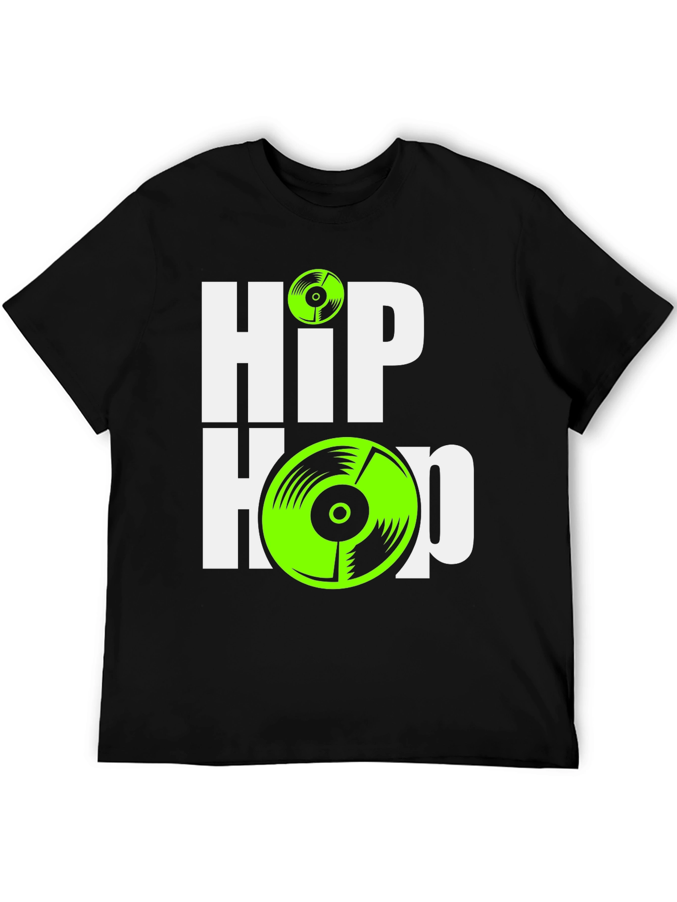 Hip Hop Vinyl Graphic Tee - Cool Music Lover T-Shirt