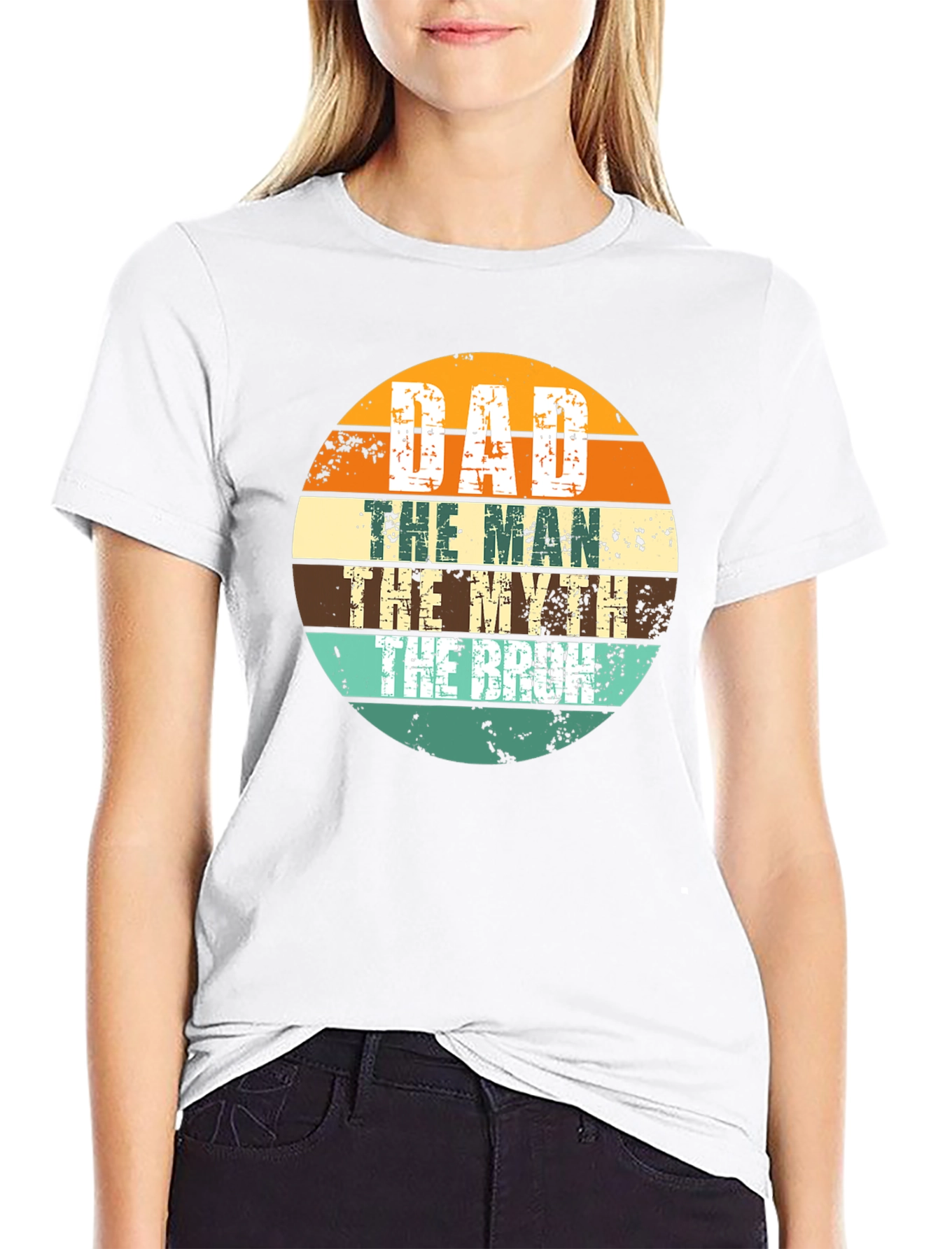 Dad the Man the Myth the Bruh T-Shirt