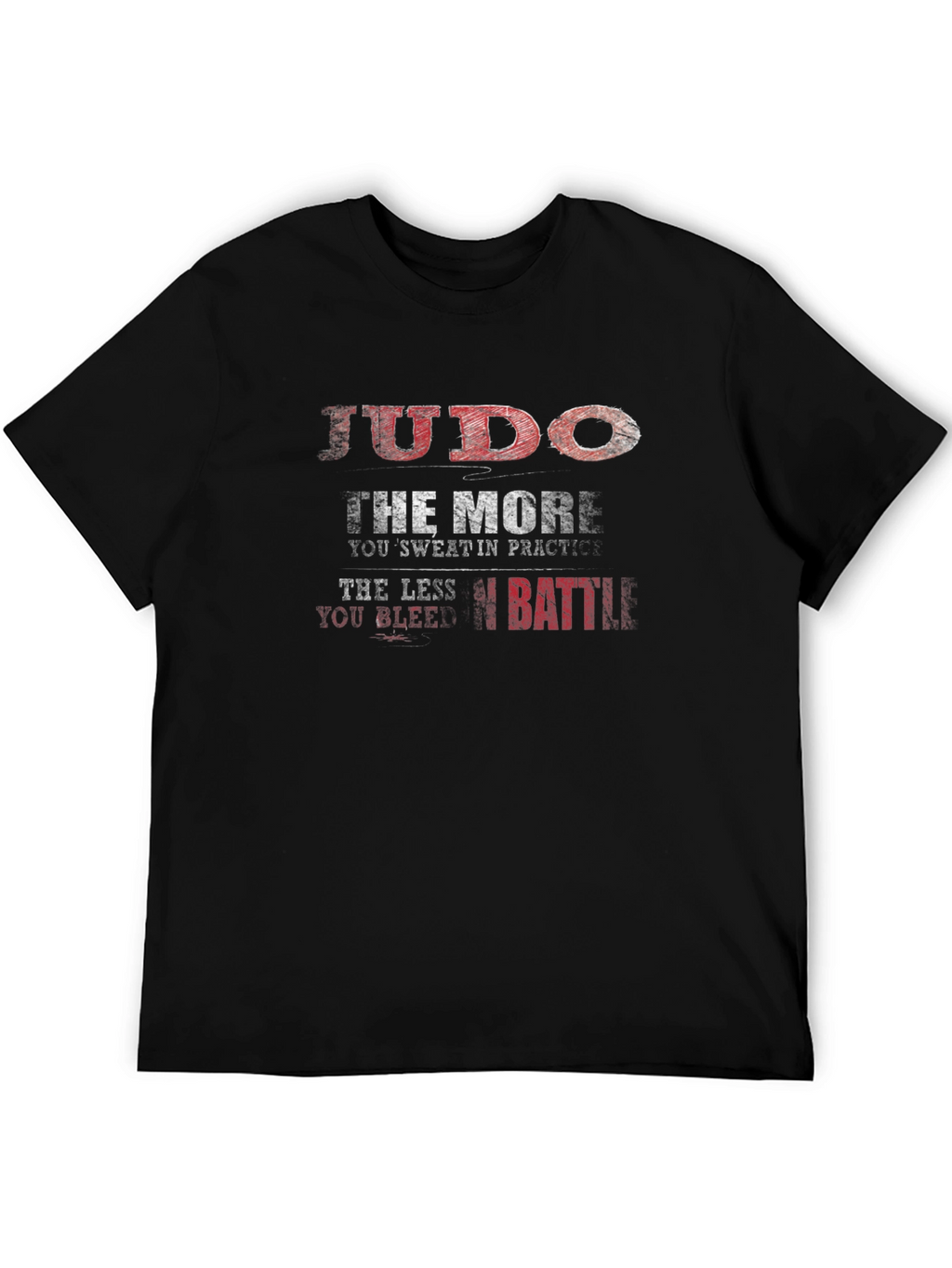 Judo Practice Quote Black T-Shirt