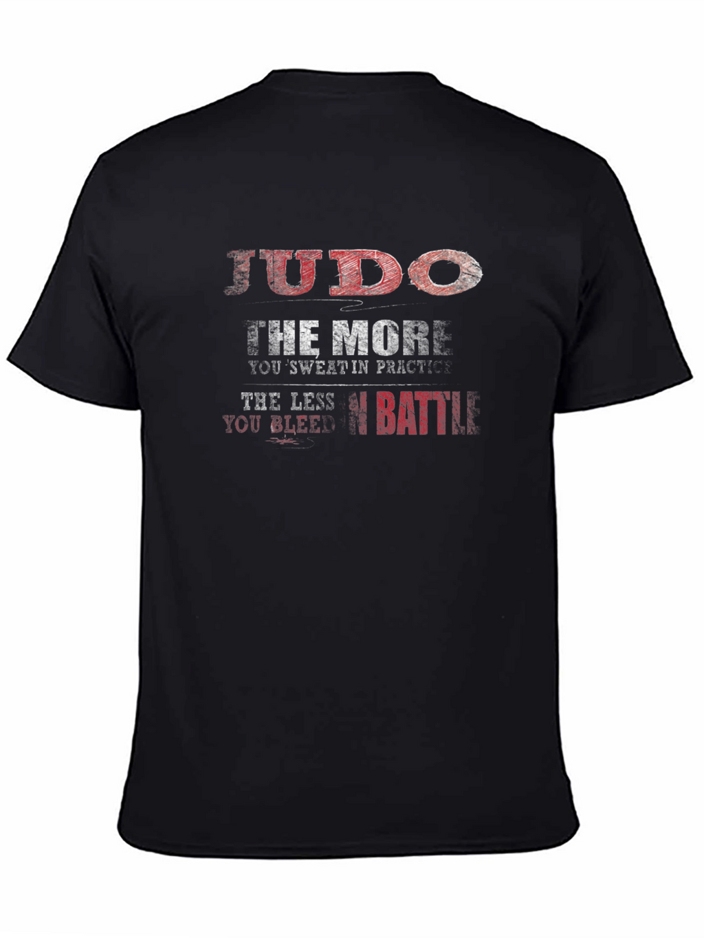 Judo Practice Quote Black T-Shirt