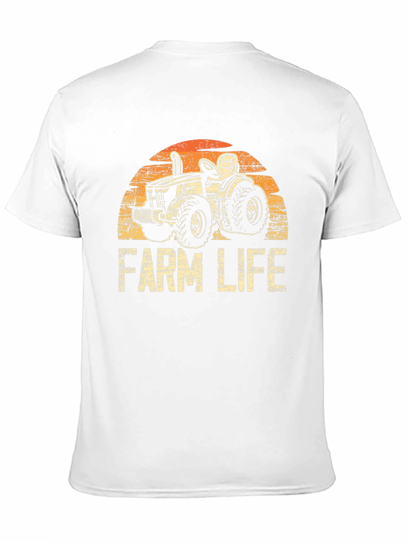 Farm Life Tractor Graphic T-Shirt - Vintage Style