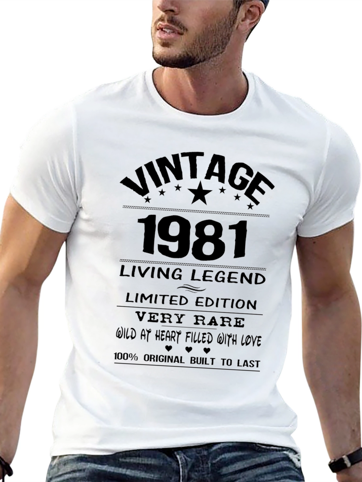 Vintage 1981 T-Shirt - Limited Edition Living Legend