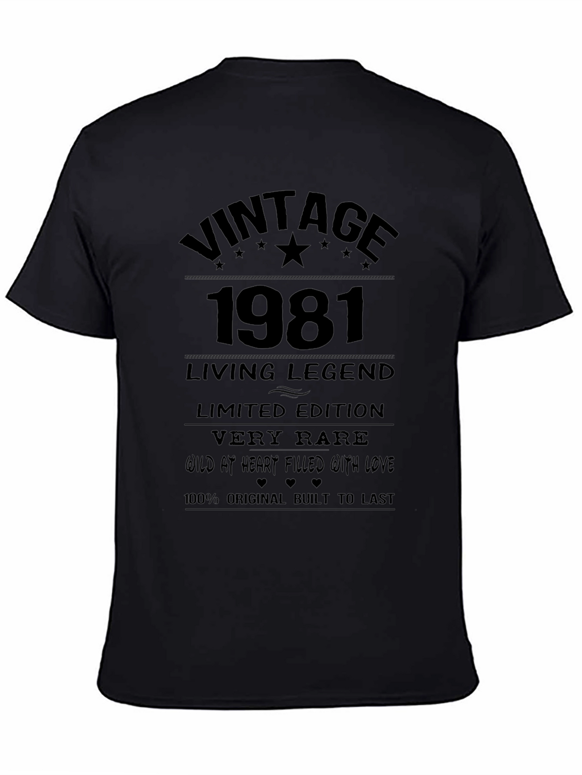 Vintage 1981 T-Shirt - Limited Edition Living Legend