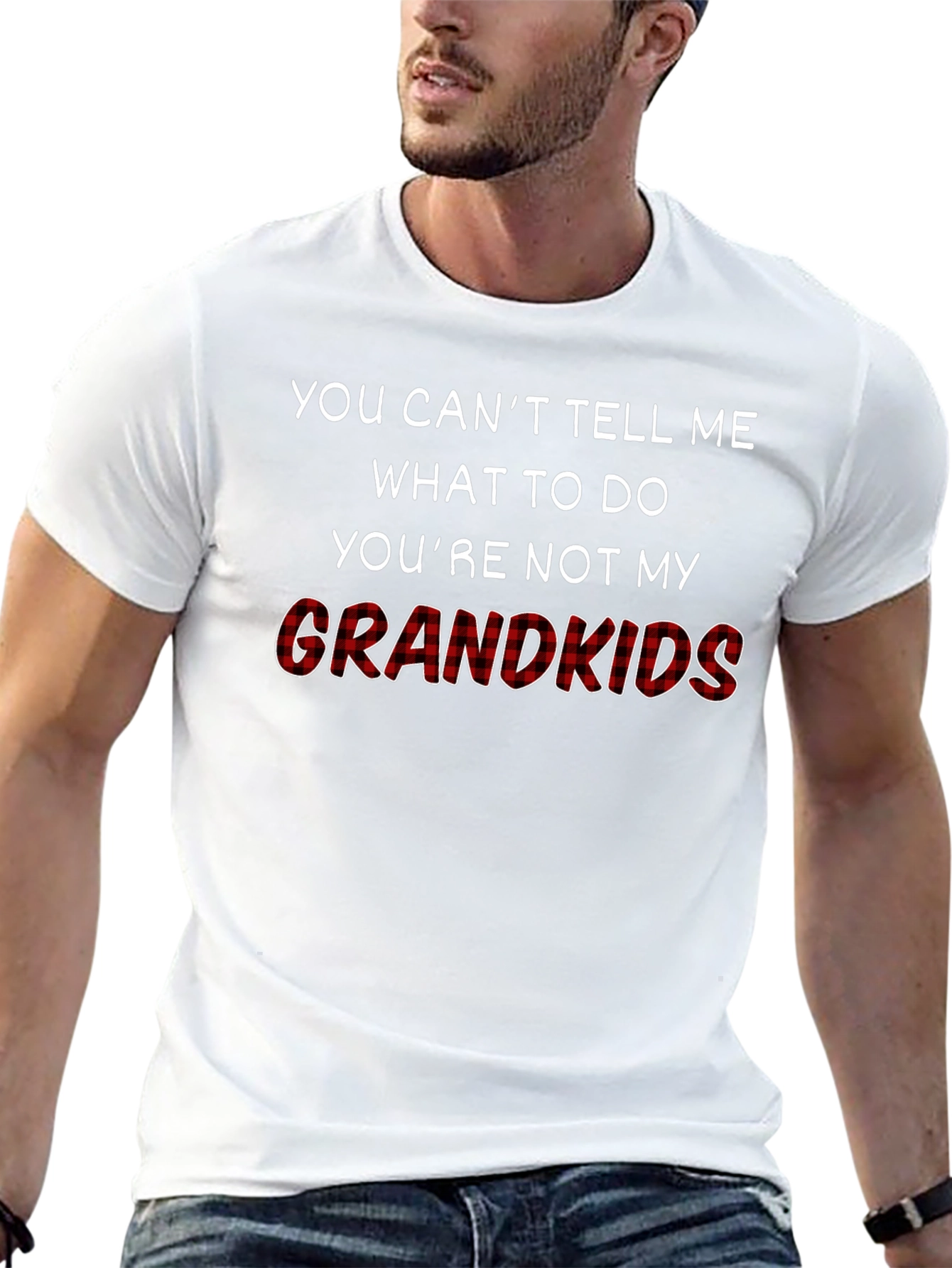 Funny Grandkids T-Shirt: You Cant Tell Me What to Do