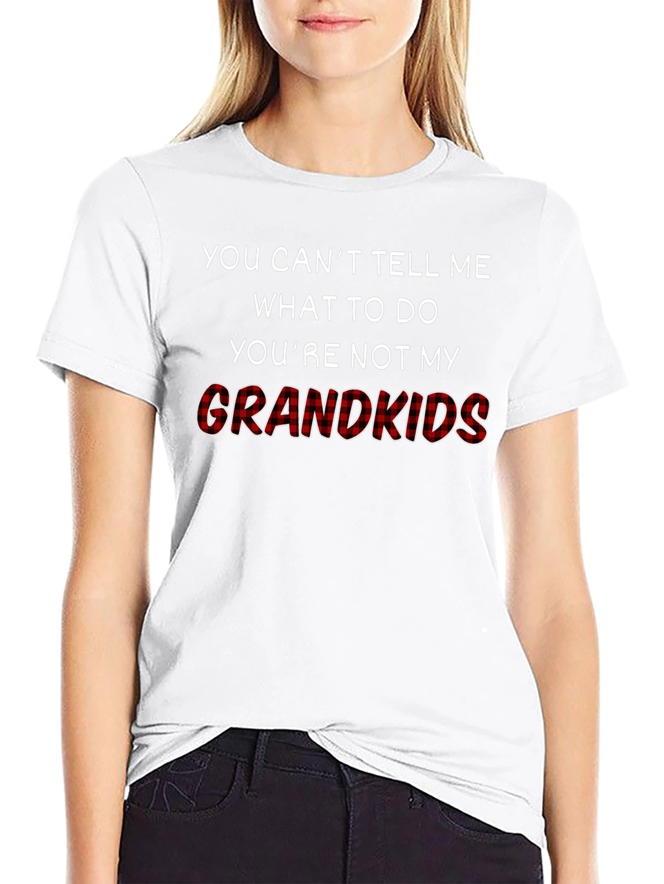 Funny Grandkids T-Shirt: You Cant Tell Me What to Do