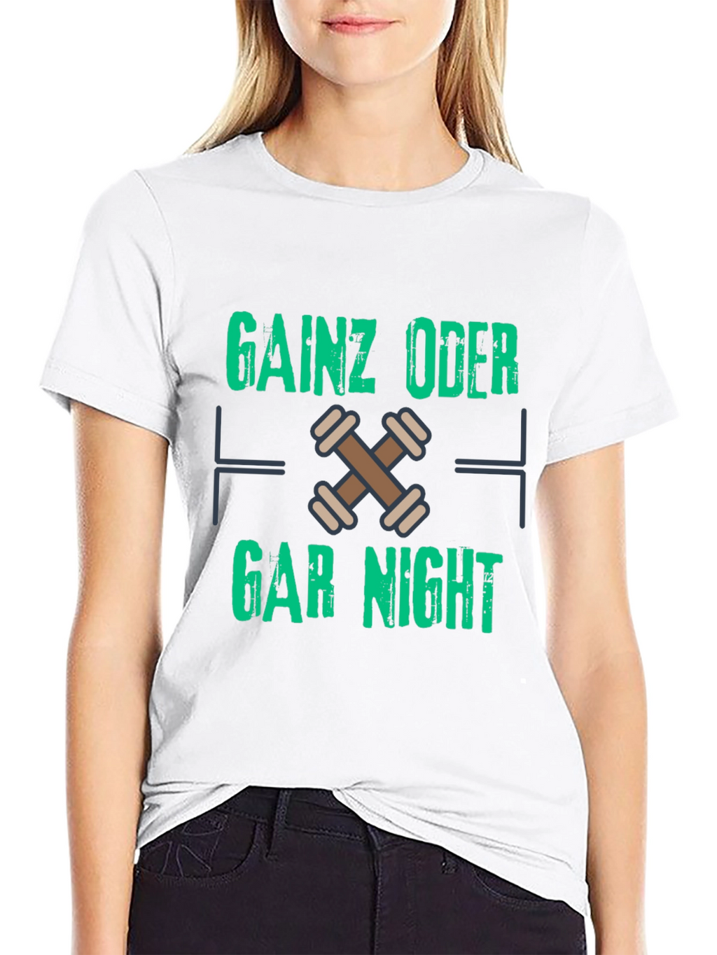 Gainz Oder Gar Nicht Black T-Shirt
