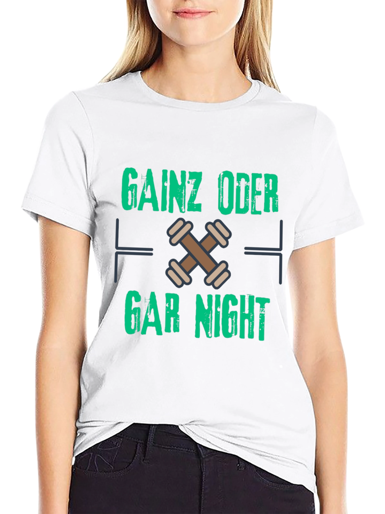 Gainz Oder Gar Nicht Black T-Shirt