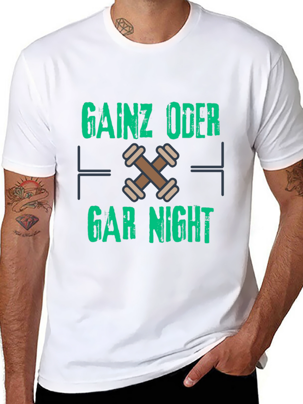 Gainz Oder Gar Nicht Black T-Shirt