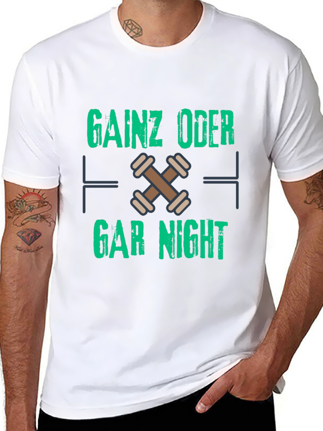 Gainz Oder Gar Nicht Black T-Shirt