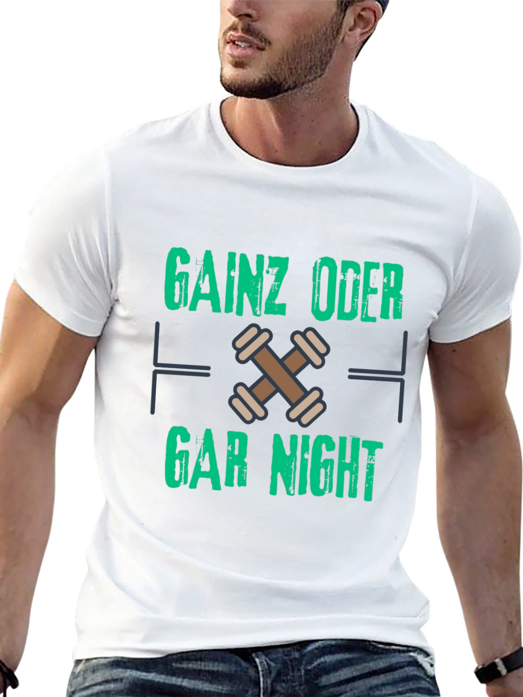 Gainz Oder Gar Nicht Black T-Shirt