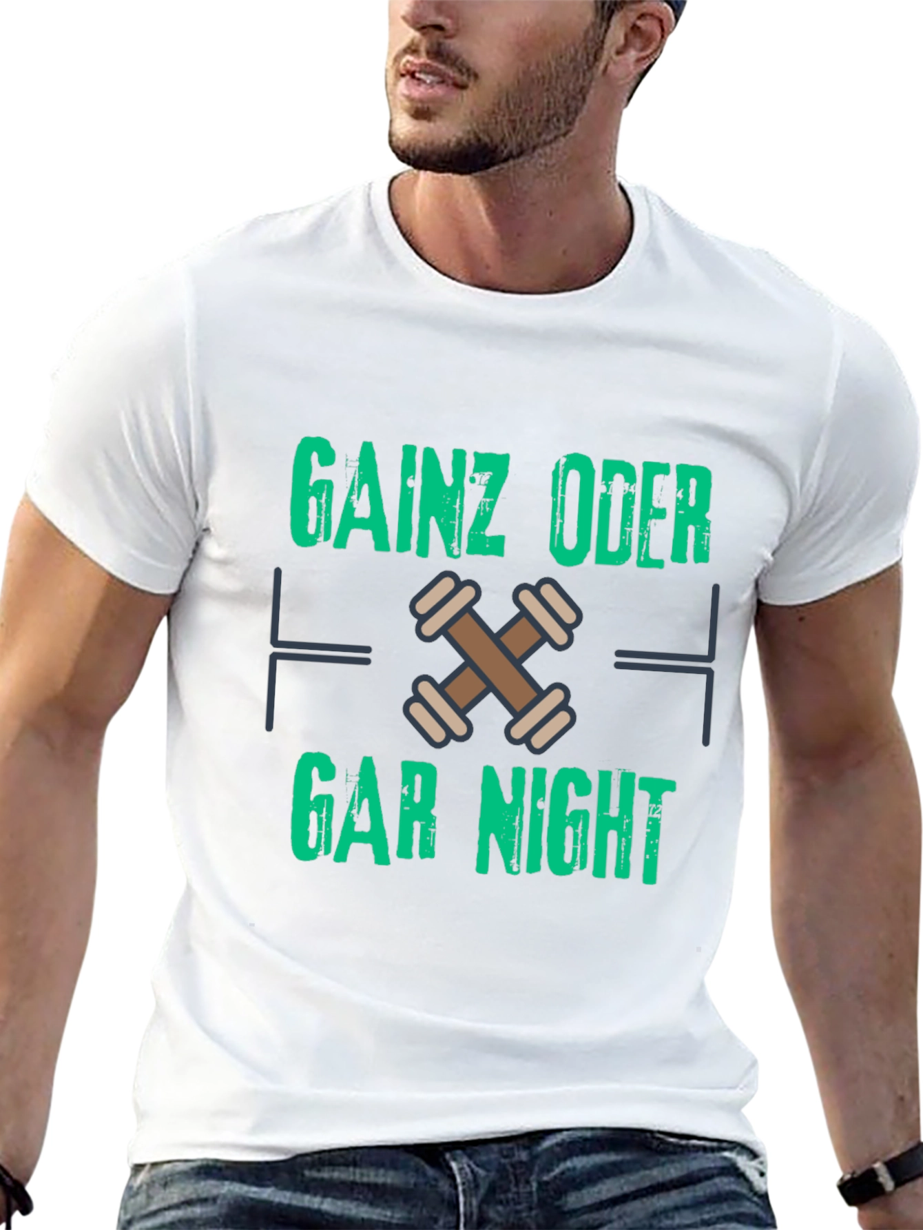 Gainz Oder Gar Nicht Black T-Shirt