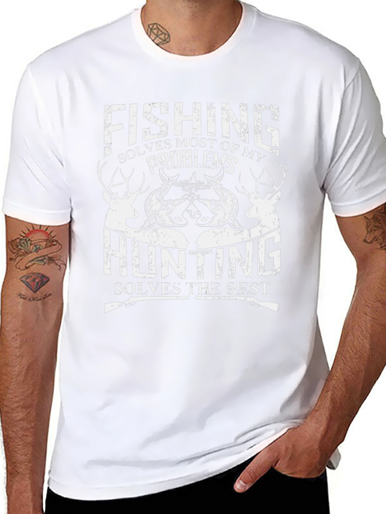 Fishing & Hunting Graphic Tee