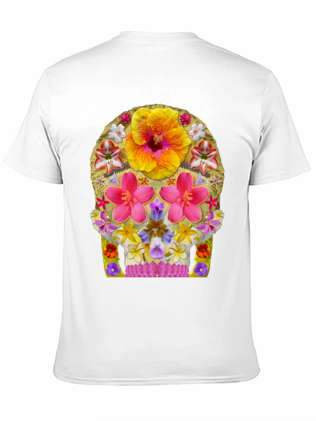 Floral Skull Graphic Tee