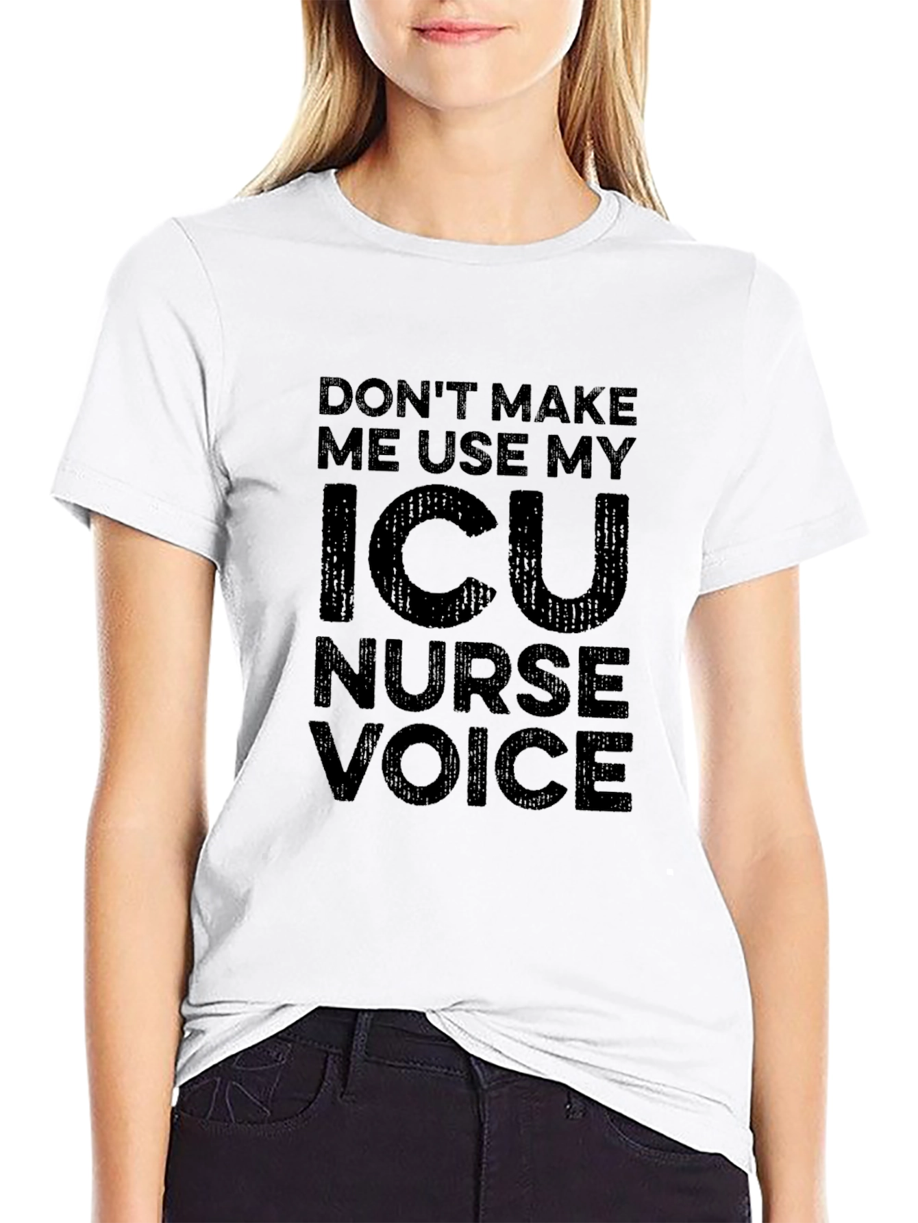 ICU Nurse Voice T-Shirt - Funny Nurse Tee