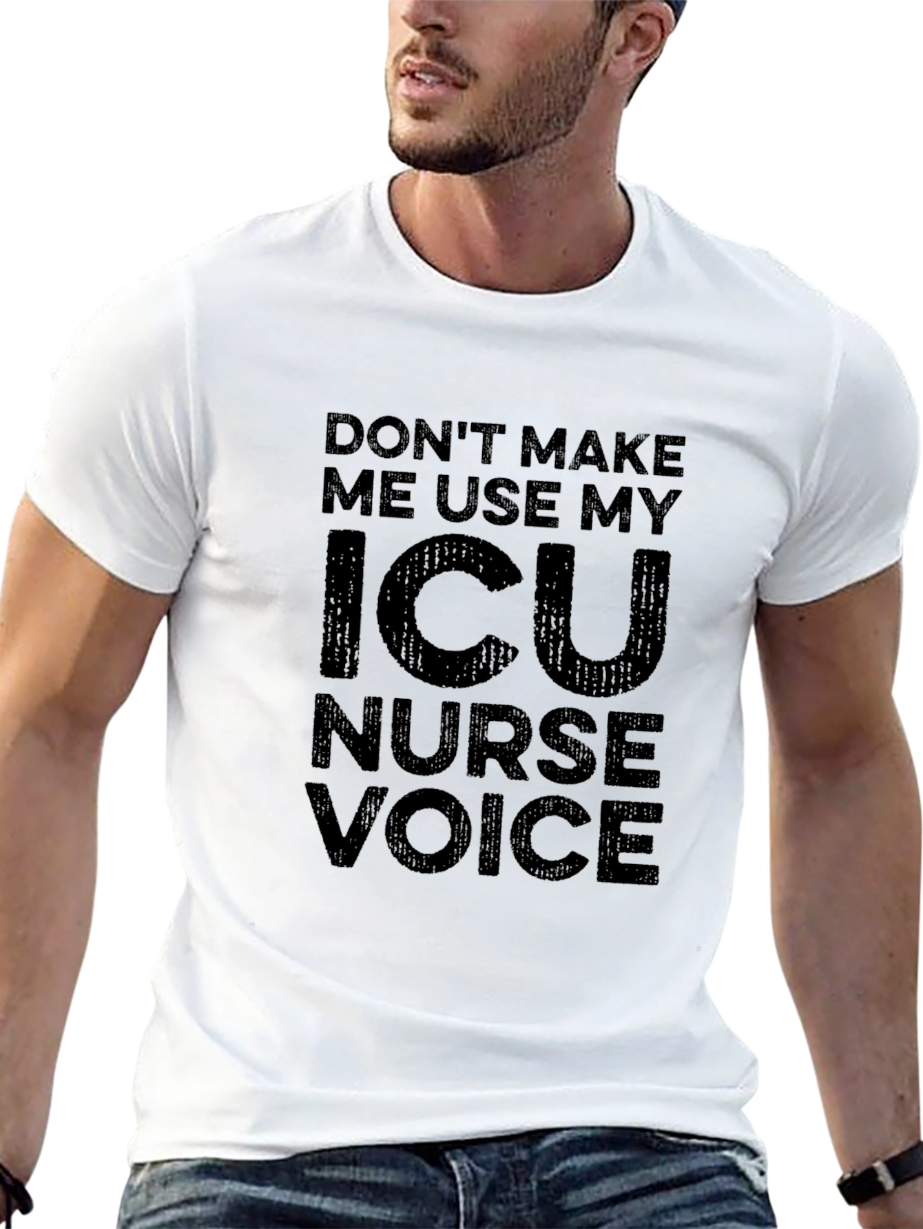 ICU Nurse Voice T-Shirt - Funny Nurse Tee