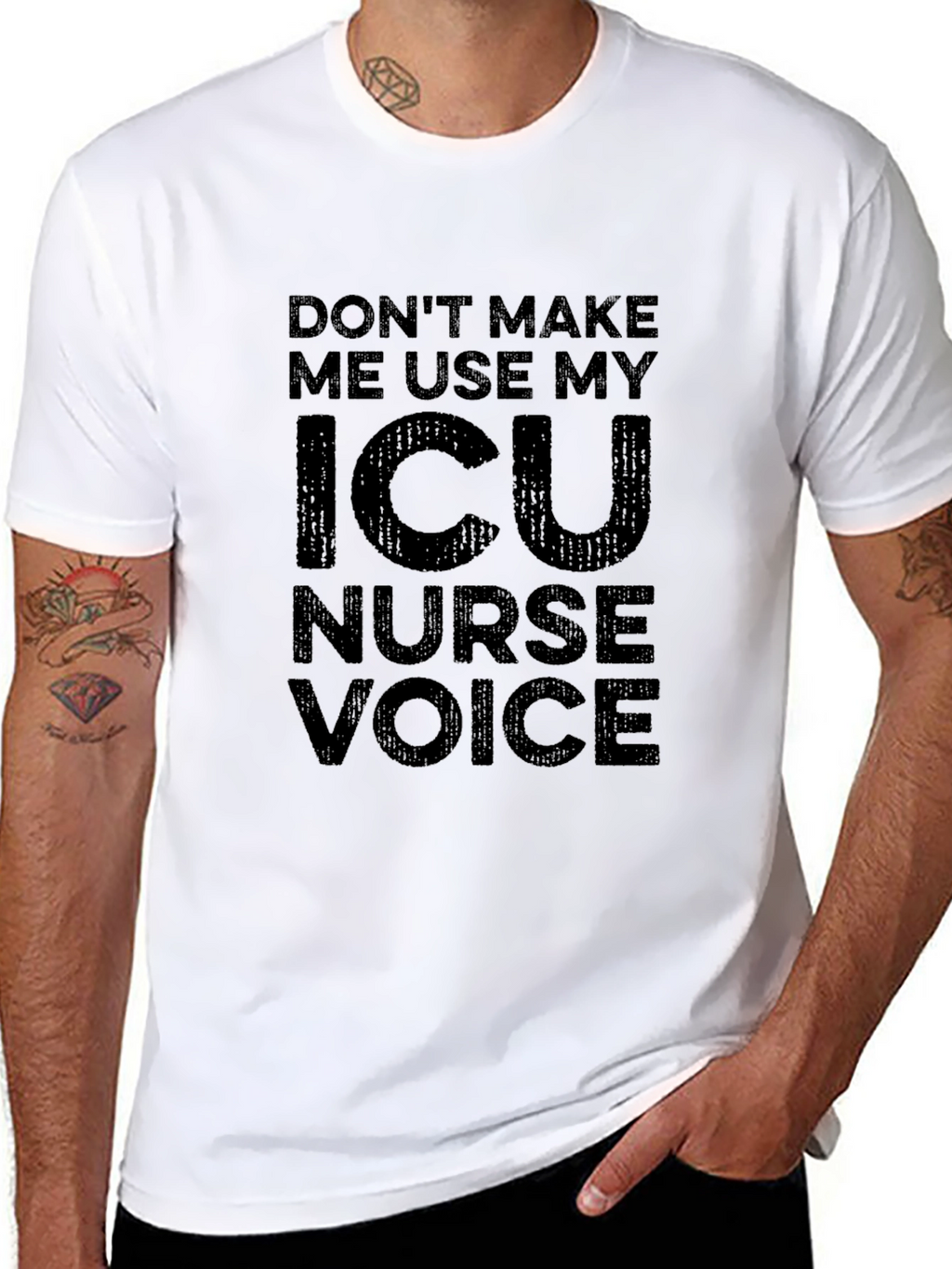 ICU Nurse Voice T-Shirt - Funny Nurse Tee