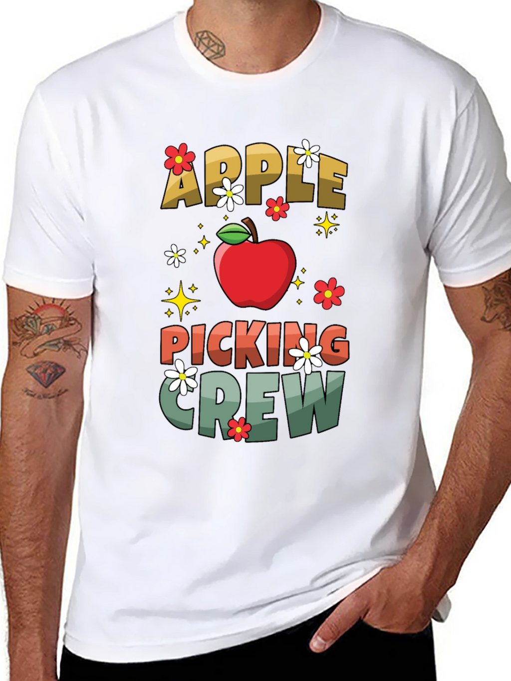 Apple Picking Crew Graphic Tee
