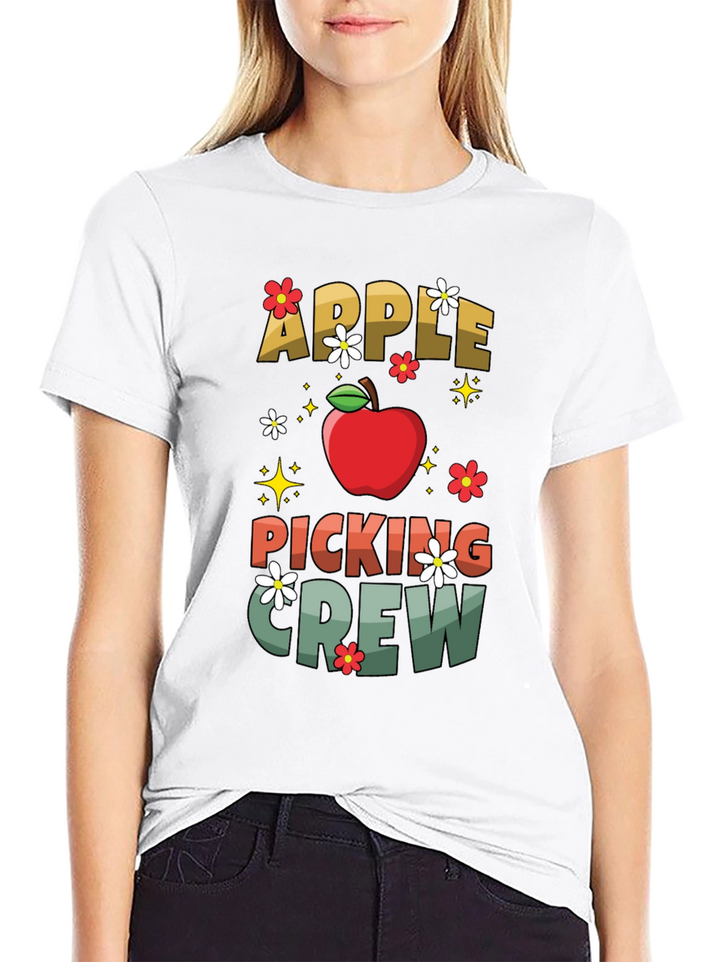 Apple Picking Crew Graphic Tee