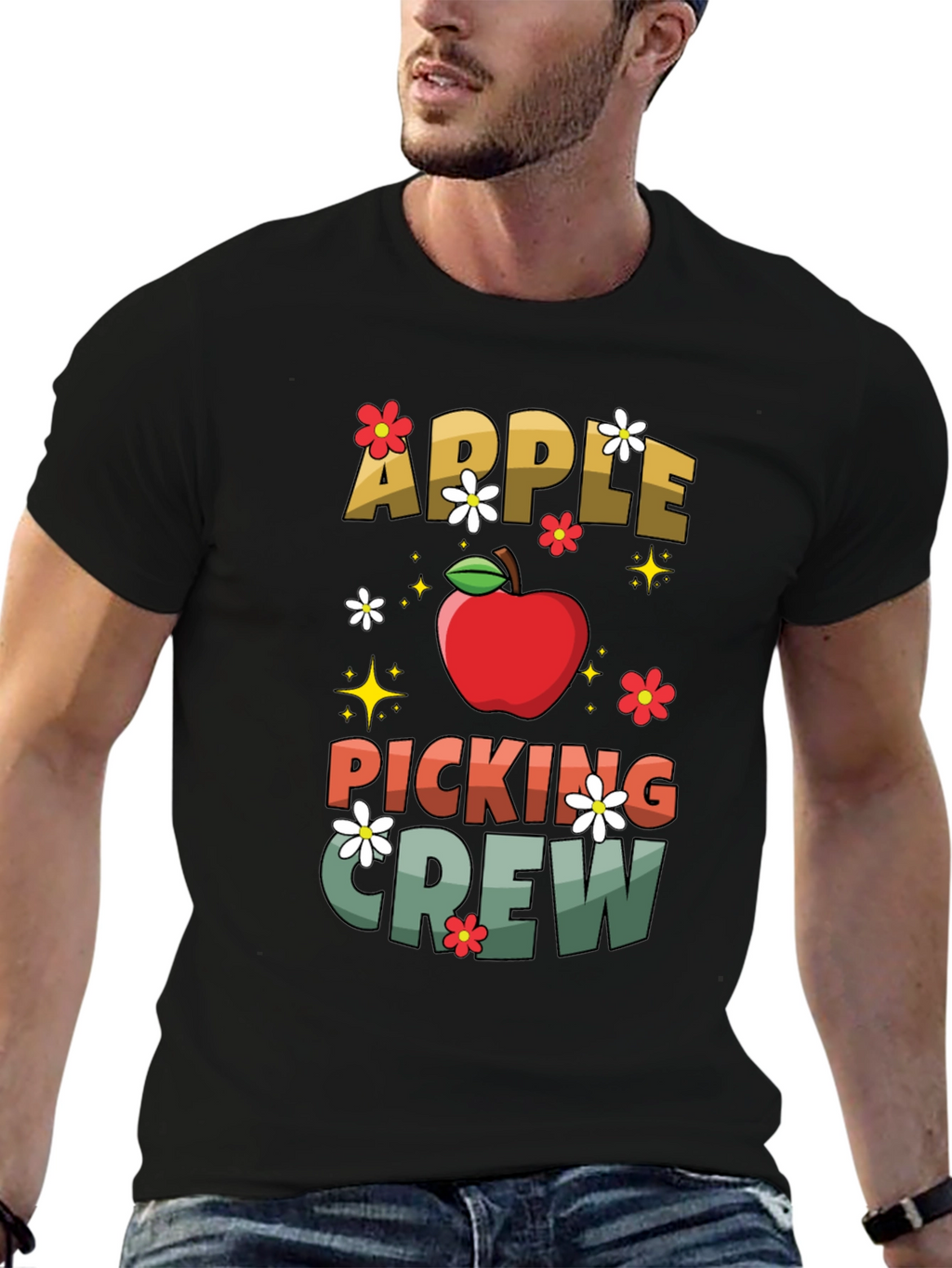 Apple Picking Crew Graphic Tee