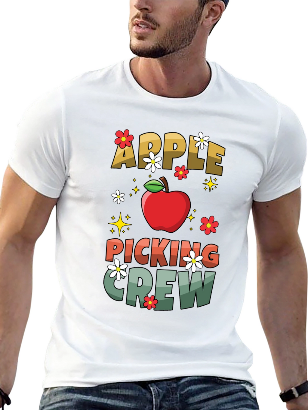 Apple Picking Crew Graphic Tee
