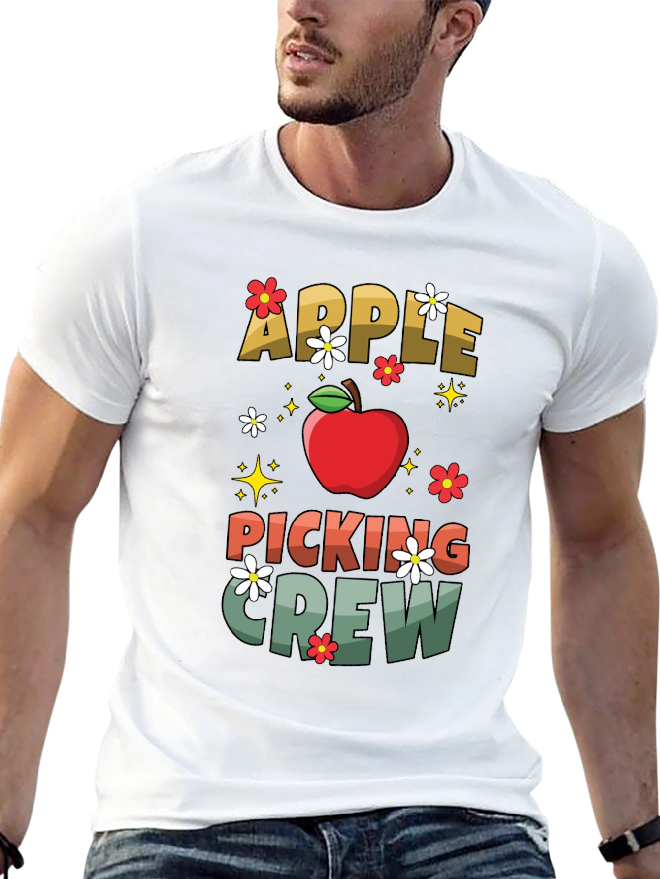 Apple Picking Crew Graphic Tee
