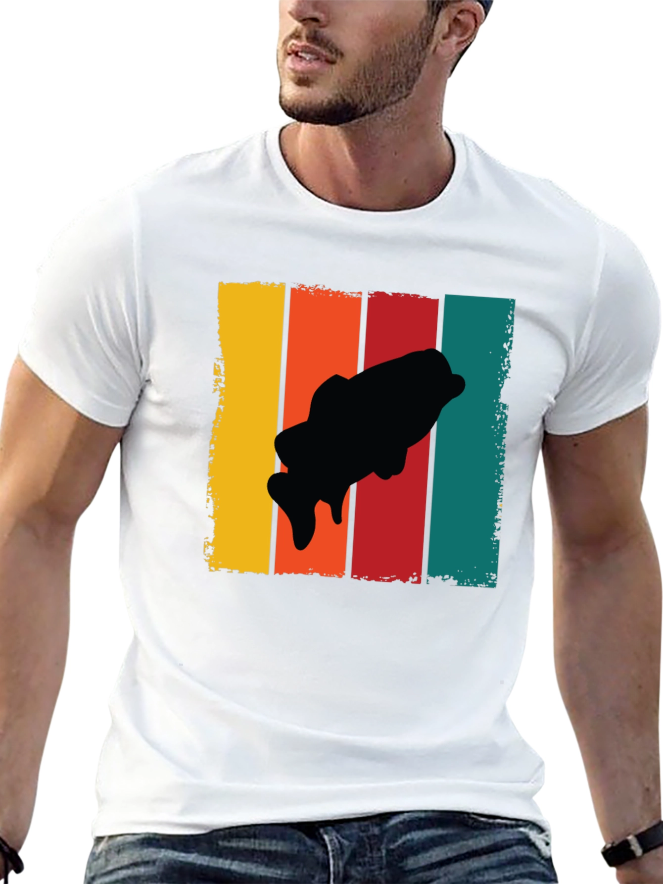 Retro Bass Fishing T-Shirt