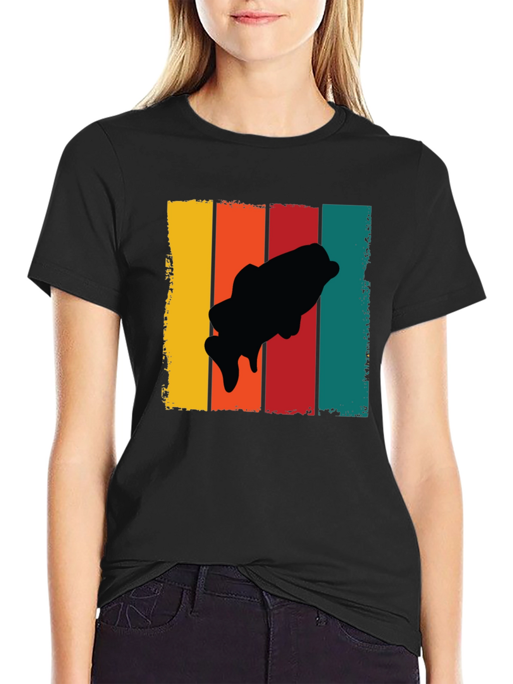 Retro Bass Fishing T-Shirt