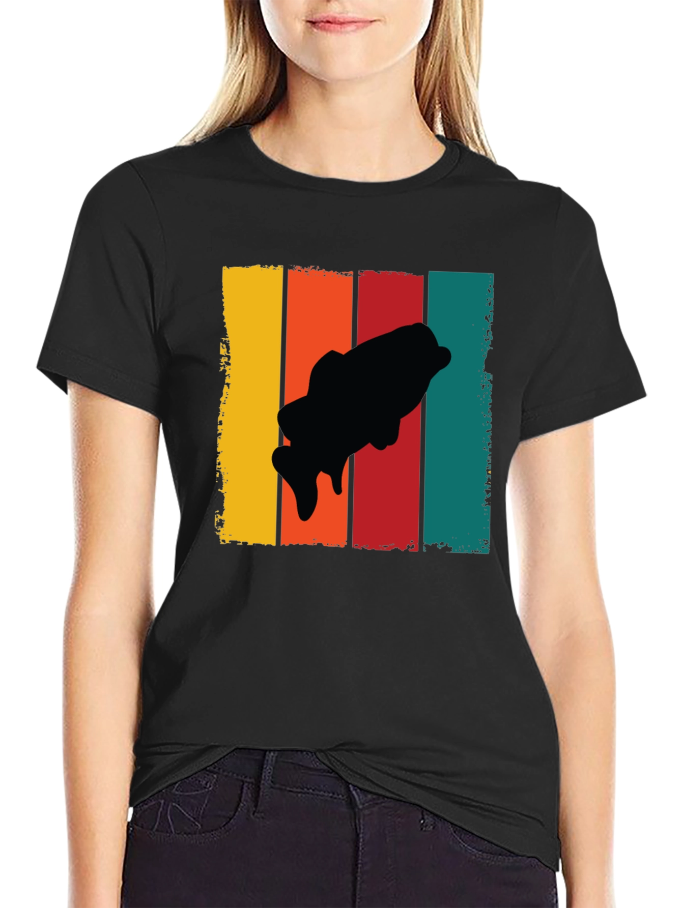 Retro Bass Fishing T-Shirt