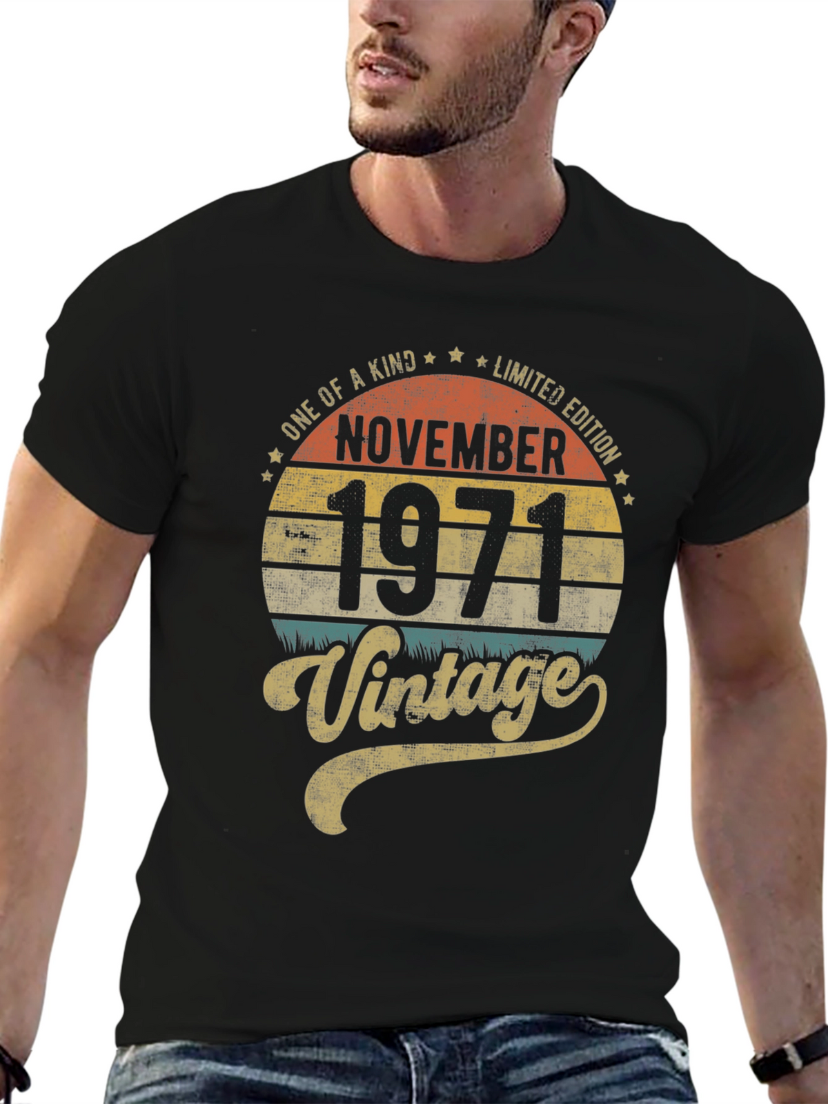November 1971 Vintage Graphic T-Shirt