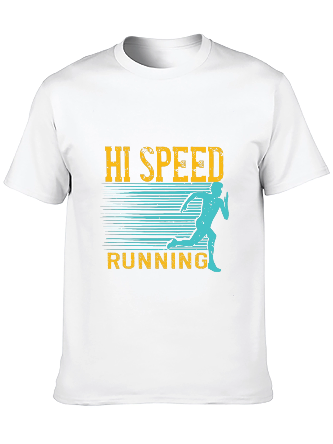 Hi Speed Running Black Graphic T-Shirt