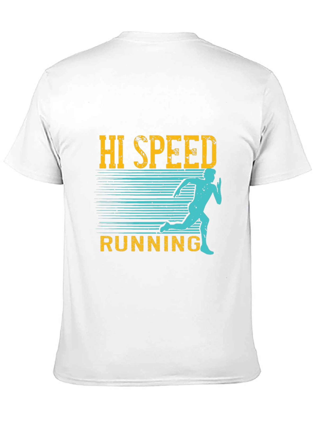 Hi Speed Running Black Graphic T-Shirt