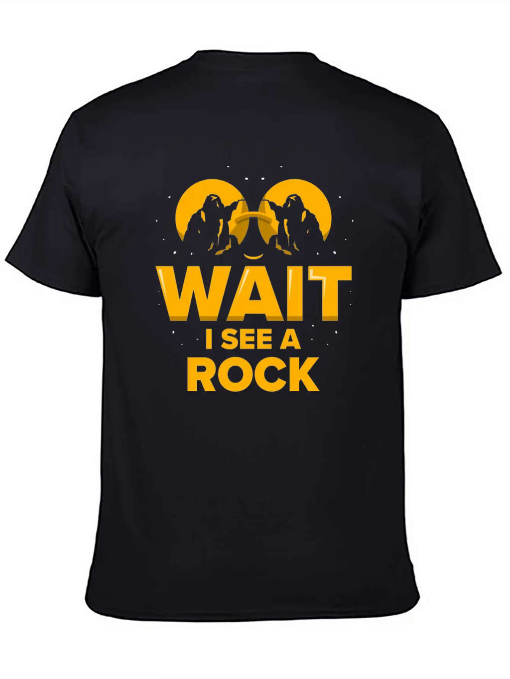 Wait I See A Rock Stone Geology Geologist Job Breathable Soft Cotton T-Shirt – Timeless Casual Look