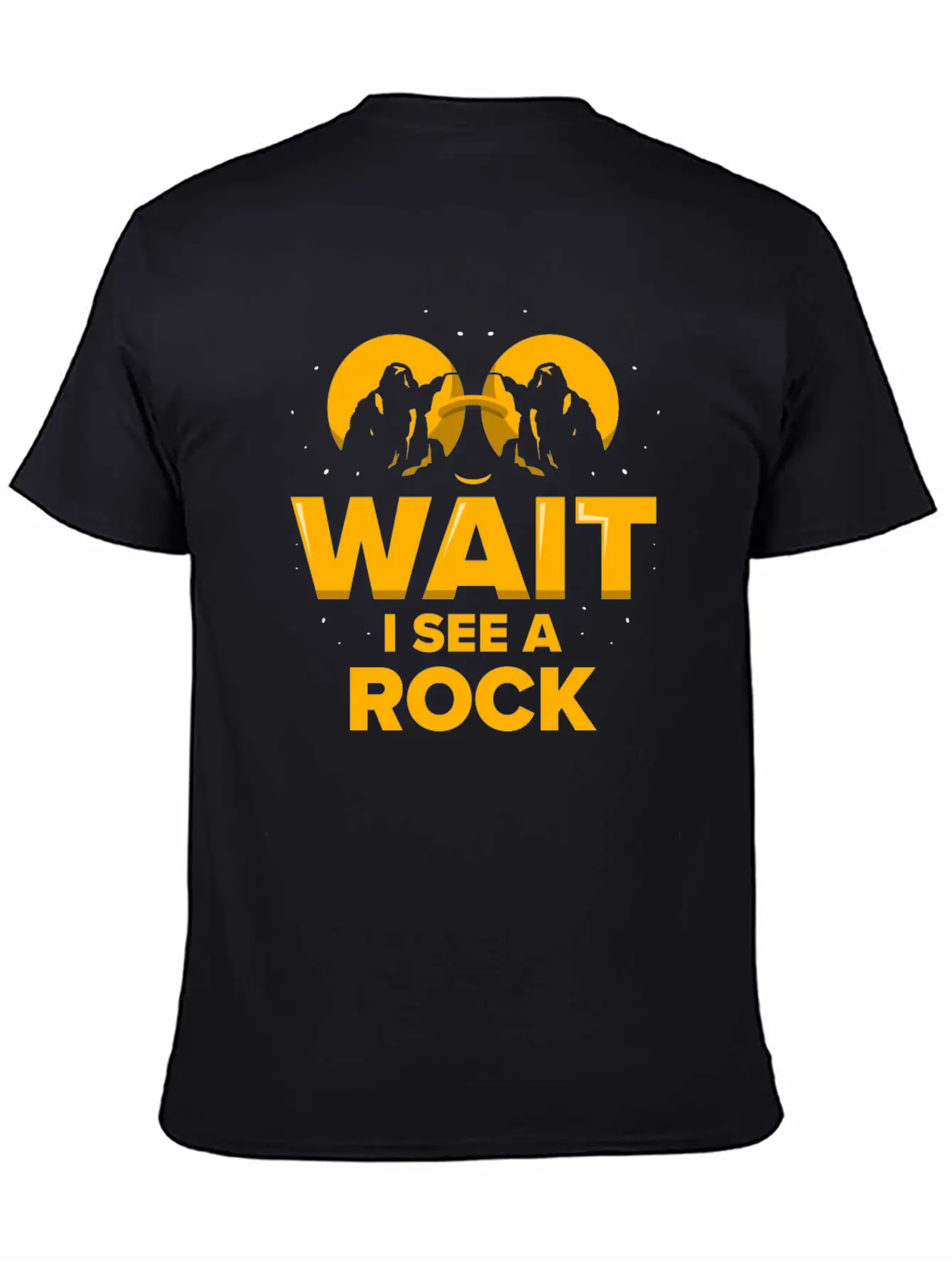 Wait I See A Rock Stone Geology Geologist Job Breathable Soft Cotton T-Shirt – Timeless Casual Look