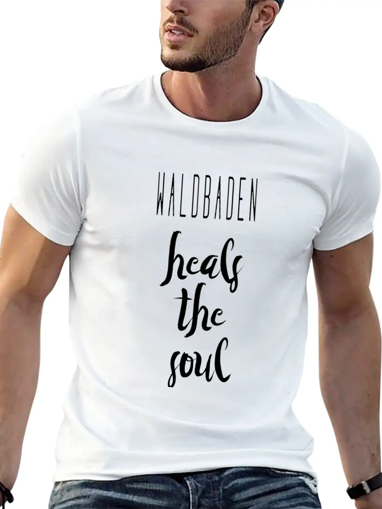 Waldbaden Heals The Soul Stylish Everyday T-Shirt – Unisex Basic Cotton Tee