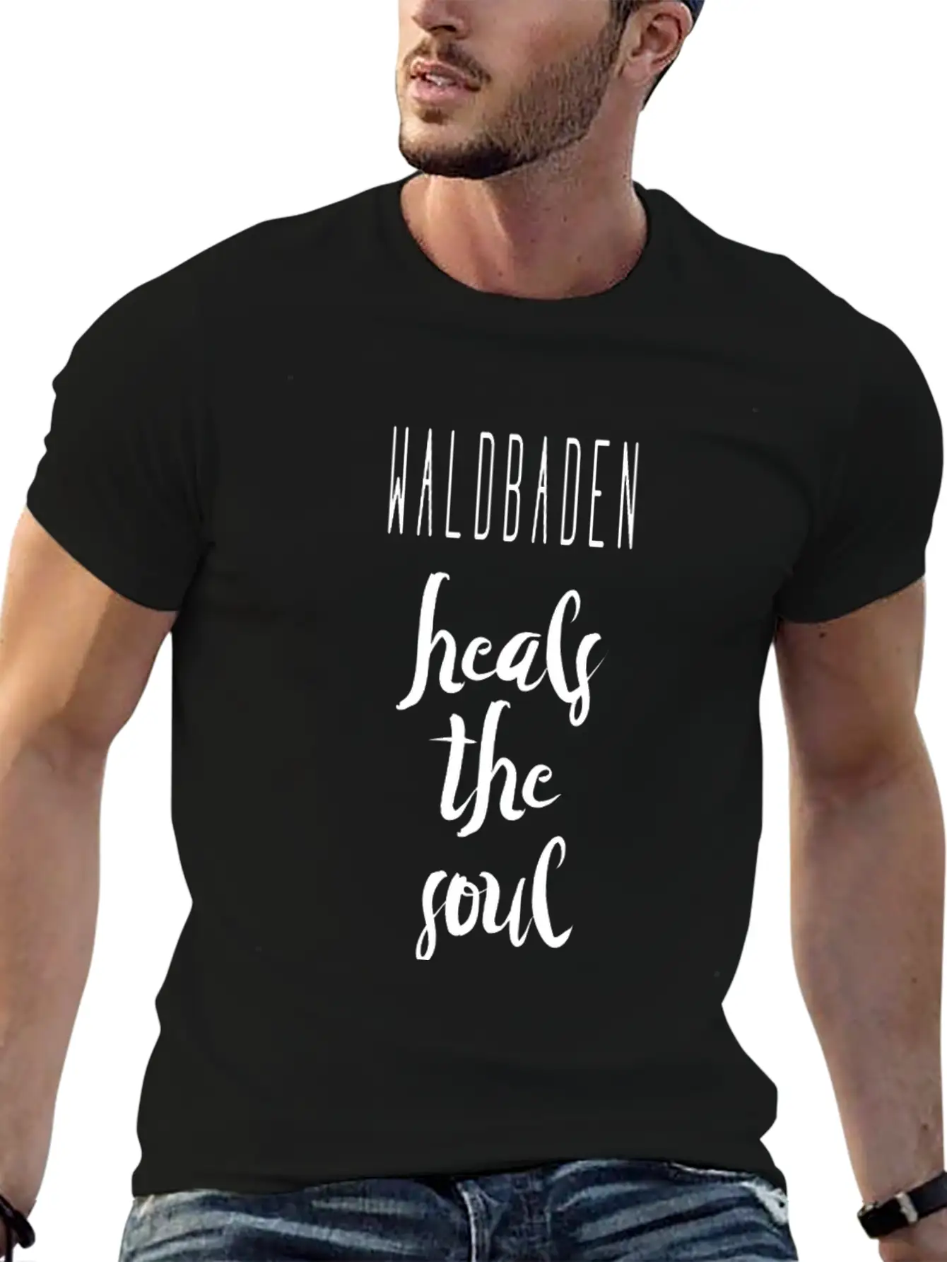 Waldbaden Heals The Soul Stylish Everyday T-Shirt – Unisex Basic Cotton Tee