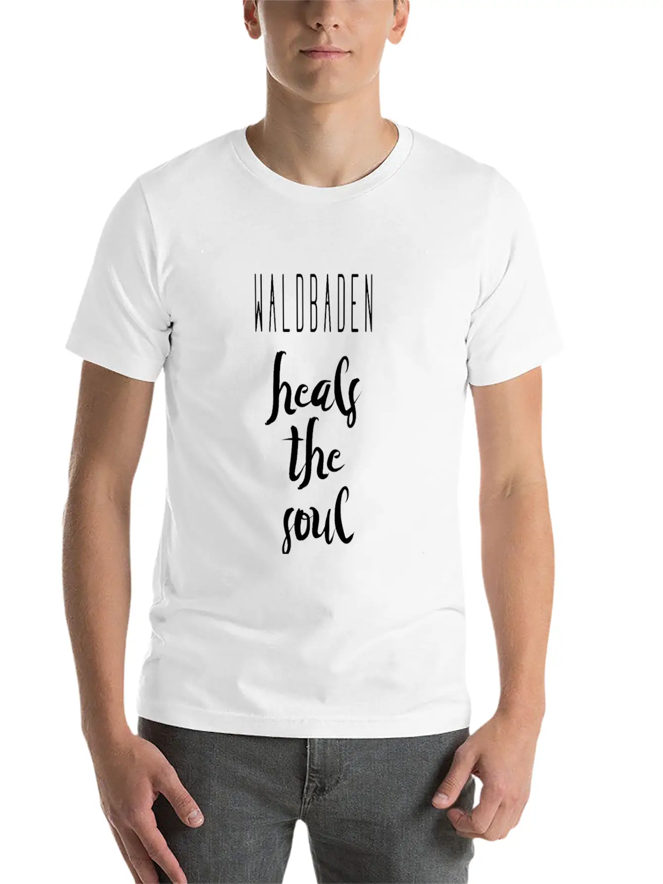 Waldbaden Heals The Soul Stylish Everyday T-Shirt – Unisex Basic Cotton Tee