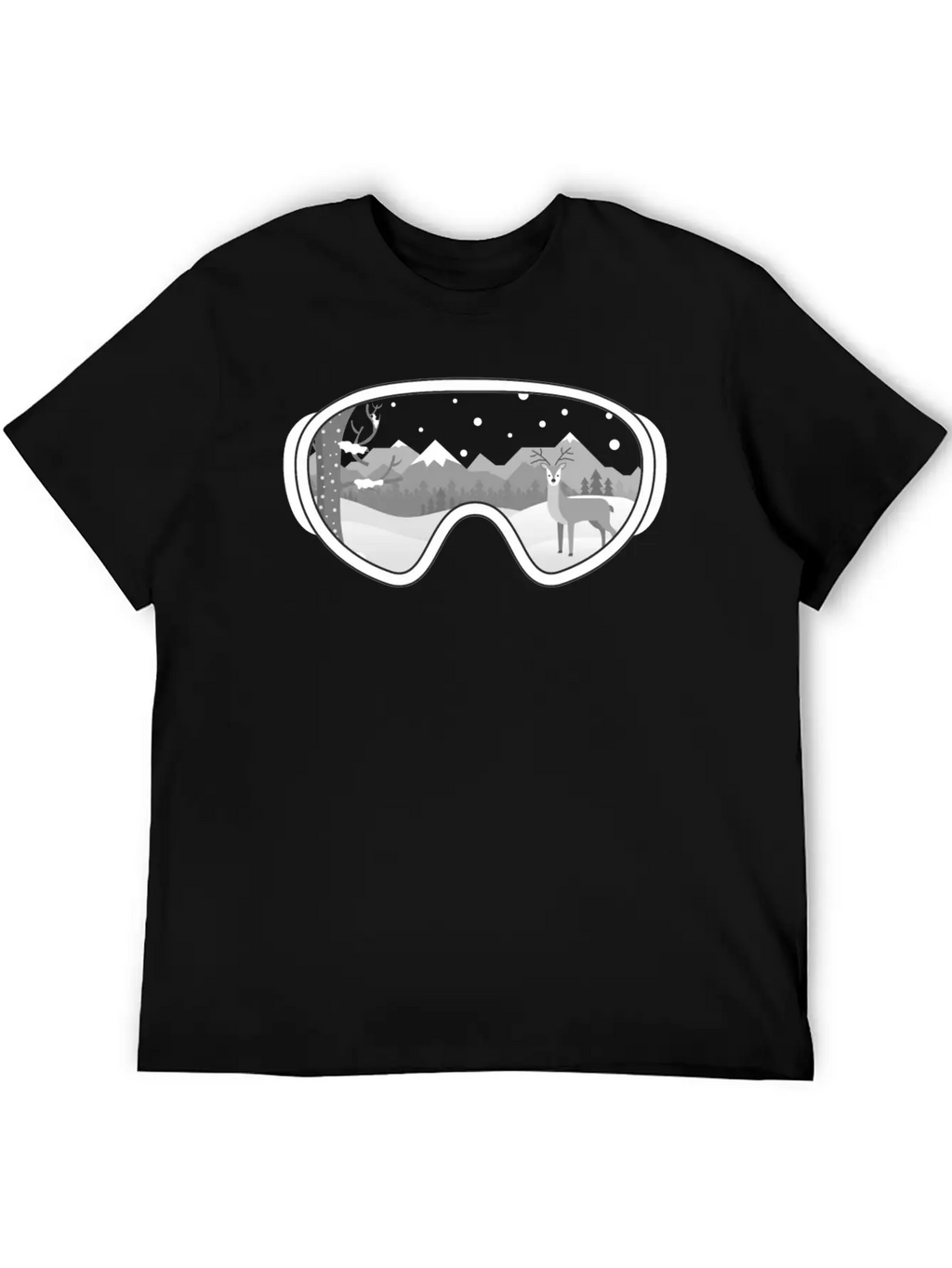 Walk At Snow Classic Cotton Tee – Unisex Comfort For Any Season